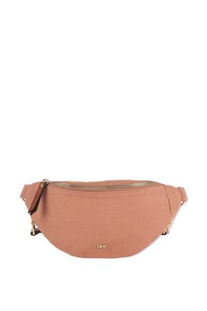 brown cotton logo pouch CHLOÉ KIDS | C20685360